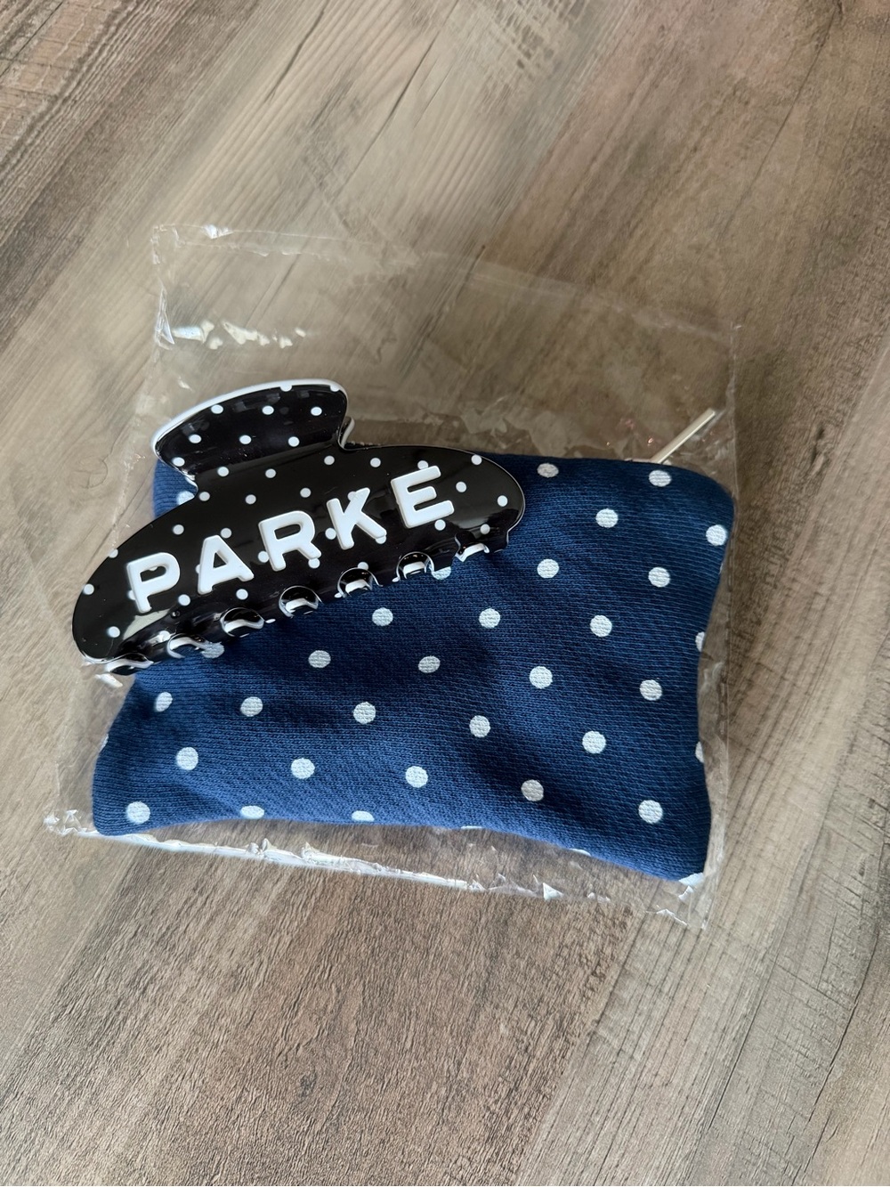 NEW Parke Claw Clip *Black/white* Polka Dot Release 🖤🤍